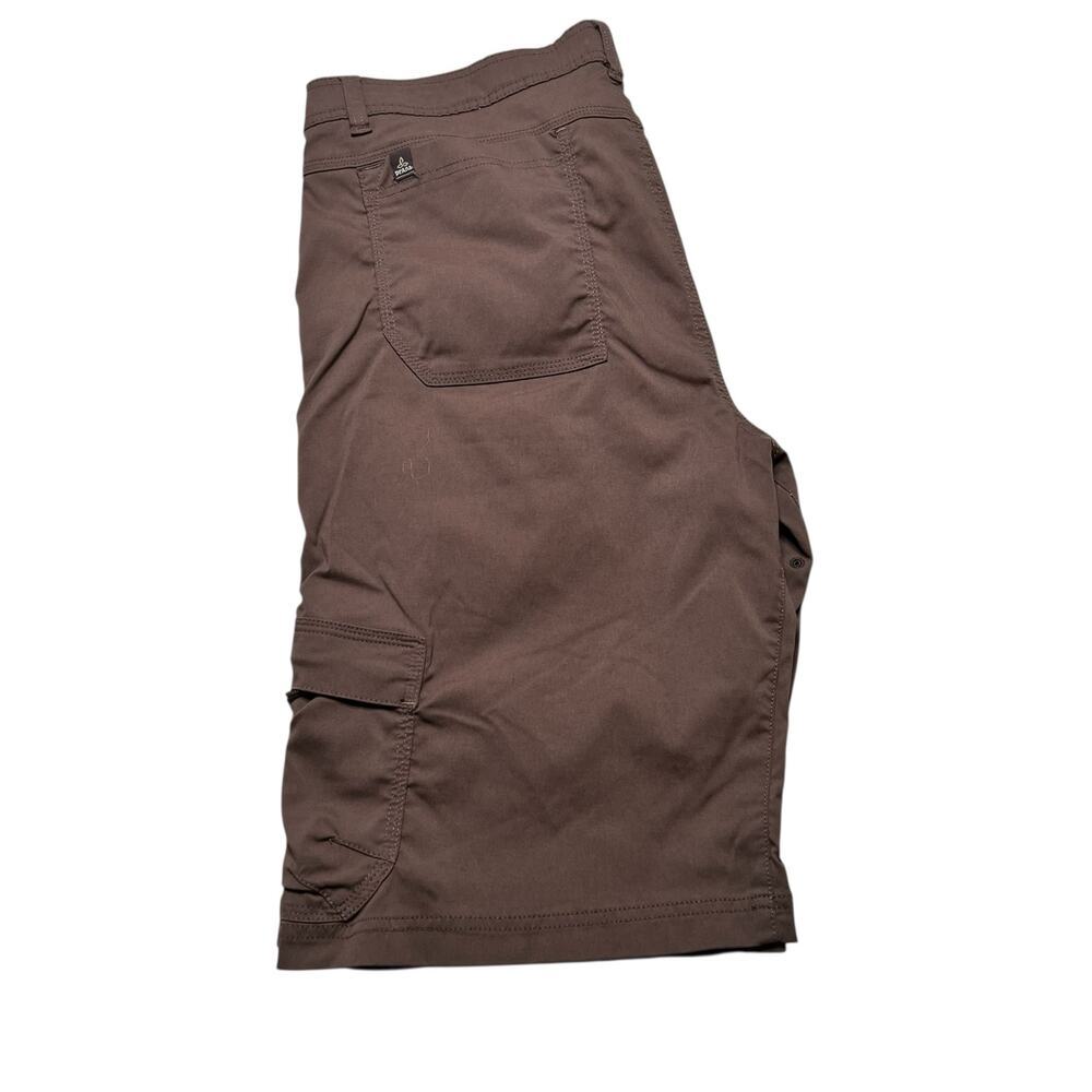 prAna Breath Stretch Shorts 11" Inseam Cargo Belted Hiking Outdoor Men's Sz XL - Picture 8 of 10
